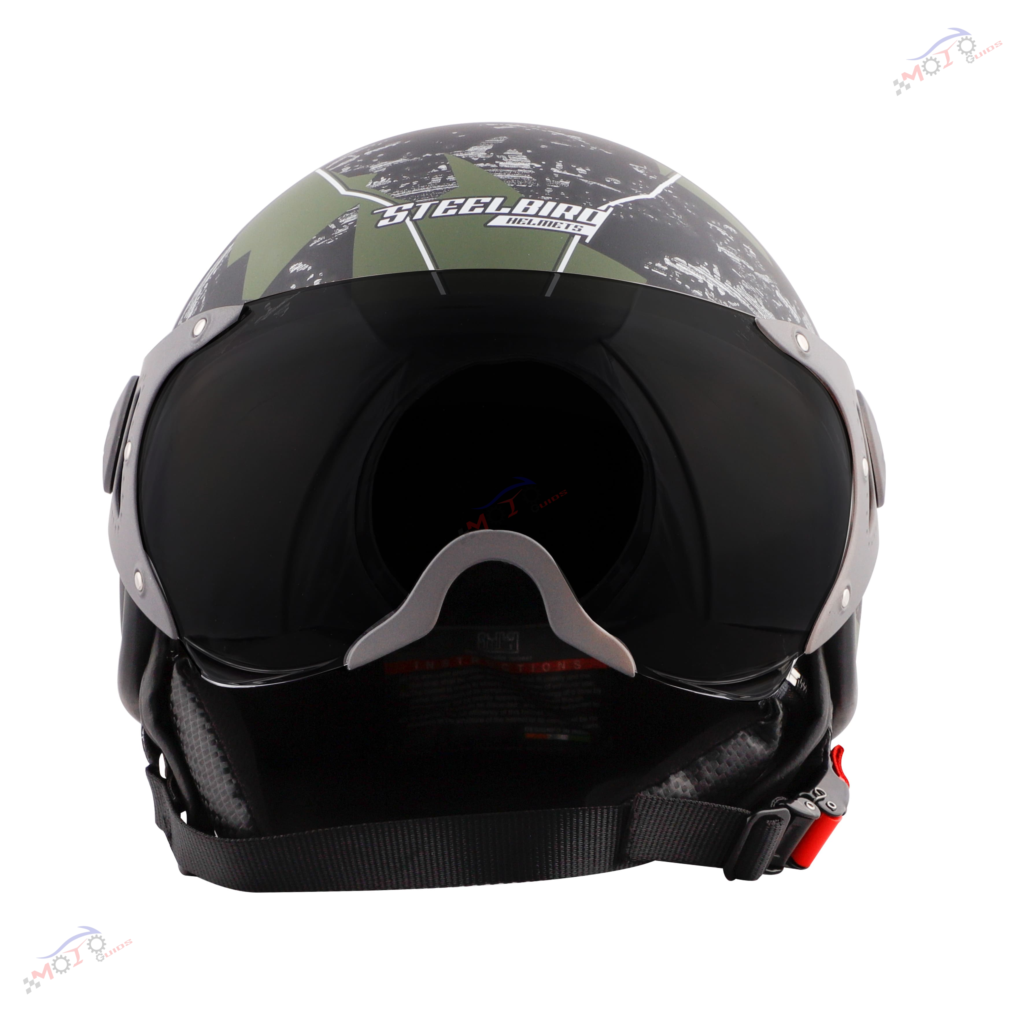 ST-100 CAMO ECE (FITTED WITH CLEAR VISOR. SMOKE VISOR ONLY FOR ILLUSTRATION PURPOSE)